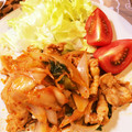 mugi918's cooksnap of when they made 簡単！我が家の豚キムチ♪.