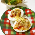 メルティローズ's cooksnap of when they made ✿トマトソースでゆで卵風ピザ✿.