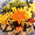 kuuchan5's cooksnap of when they made 簡単☆ズッキーニと鮭のちらし寿司.