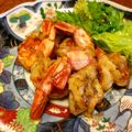 皐月００７'s cooksnap of when they made 海老のガーリック炒め.