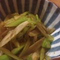 みさくおり's cooksnap of when they made セロリのきんぴら.