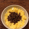 たぶんなっちゃん's cooksnap of when they made ひまわり丼＊挽き肉たまご.