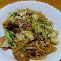 nepua's cooksnap of when they made 絶品！こくうま焼きうどん.