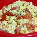 ゆに♪'s cooksnap of when they made スクランブルエッグとトマトのバシル炒め.