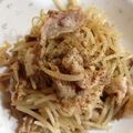 しがこ's cooksnap of when they made 豚ともやしのバタポンソテー.