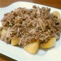おちゃちゃ♪'s cooksnap of when they made 旦那絶賛 時短 じゃがいものひきにくあん.