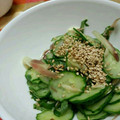 サトミィ's cooksnap of when they made ♪きゅうりと茗荷のしそのさわやか和え♪.