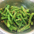 Chika・'s cooksnap of when they made やみつき絹さやの胡麻和え☆.