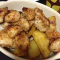 nanopana's cooksnap of when they made 鶏モモ肉と新ジャガのカリカリ焼き☆.
