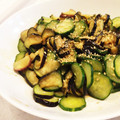 セリック's cooksnap of when they made 辛子漬け風　茄子と胡瓜の酢醤油和え.