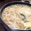 ばくー's cooksnap of when they made ランチに！味噌卵とじうどん.