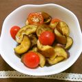 ハヤぱんだ's cooksnap of when they made 超簡単レンジでチンして・漬けナス♪サラダ.