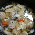 ぱこあこ's cooksnap of when they made 鶏団子の和風スープ.