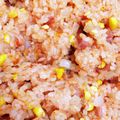 ♪まるえ's cooksnap of when they made コーンとハムとオニオンのトマトピラフ.