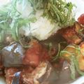mako811's cooksnap of when they made ☆ムネ肉と揚げナスのポン酢がけ☆.
