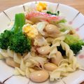 リラシャン's cooksnap of when they made 大豆をﾌﾟﾗｽ！ﾍﾙｼｰﾏｶﾛﾆｻﾗﾀﾞ.