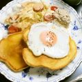 mmm39's cooksnap of when they made ランチに☆ホットケーキのサラダ仕立て.