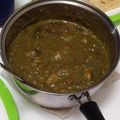 spruit's cooksnap of when they made ほうれん草を使ったサグチキンカレー.