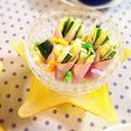 ふなここ's cooksnap of when they made オードブルに♪ズッキーニひとくちハム巻♡.