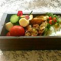 mimo14's cooksnap of when they made 新しょうが入り豚の天ぷら.