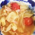 ひまわりとゆき's cooksnap of when they made キャベツとトマトのやさしいスープ！.