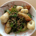 あゆさくま's cooksnap of when they made お弁当用＊ピーマンとちくわの炒めたの.