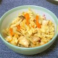 チェビス's cooksnap of when they made 秋☆彼も大好き☆鳥ごぼう炊き込みご飯.