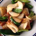 こたつねこくん's cooksnap of when they made ちくわとカブのコチュジャン炒め.