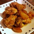yam5656's cooksnap of when they made ♥彼ご飯♡鶏手羽元と大根の照りすっぱ煮.