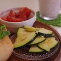 tama-sora's cooksnap of when they made ズッキーニのにんにくごま和え.