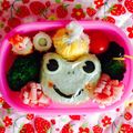 sao＊sao's cooksnap of when they made 簡単キャラ弁シリーズ☆かえるちゃん.