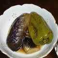 ぱらおしゃん's cooksnap of when they made 柔らかナスと丸ごとピーマン☆挽き肉餡かけ.