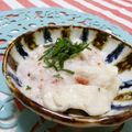 赤い電話's cooksnap of when they made トリムネ肉の＊梅トロロ.