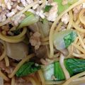 沙衣子's cooksnap of when they made 簡単♡鶏と青梗菜の和風パスタ.