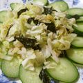 しのばぁたん's cooksnap of when they made 塩レモンで♪キャベツの海苔ごまサラダ.