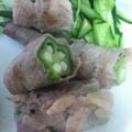 覚書用's cooksnap of when they made 焼肉のタレでオクラの豚巻き.