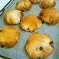 花とタロ猫ママ's cooksnap of when they made FPで楽に♪　キャラメルチョコチップパン.
