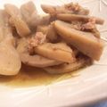 tomokoshiawase's cooksnap of when they made れんこんとコンニャクの土佐煮☆.