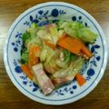 0051yooko's cooksnap of when they made 豚薄切り肉とキャベツのあんかけご飯.
