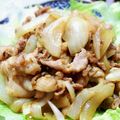 ユーア's cooksnap of when they made 豚こまで安うま！ズボラしょうが焼き.