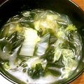 どらM＆K's cooksnap of when they made ダシダで春雨と白菜のスープ.