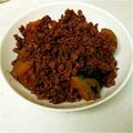 sachiko020's cooksnap of when they made かぼちゃの煮物 #そぼろあんかけ.
