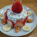 ゆっきっきー119's cooksnap of when they made 1才のバースデーケーキ♡長男に^o^.