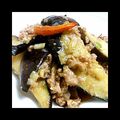 オハモリ's cooksnap of when they made 簡単♪なすと挽き肉の味噌ピリ辛炒め.