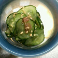びすこのこ's cooksnap of when they made 材料3つ☆きゅうりの梅和え.