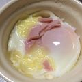 さかくりらん's cooksnap of when they made レンジで簡単♪ ハムとチーズの卵ココット.