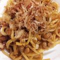 ムライオン's cooksnap of when they made そぼろ納豆ソース焼きそば.