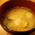 BiwacoJune's cooksnap of when they made 冷汁風♫冷たい胡瓜のお味噌汁☆.