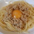 iyo＊'s cooksnap of when they made 貧乏でも大丈夫！な夢のコラボ和風パスタ♪.