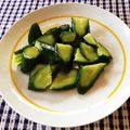 バクテリアブッチャー's cooksnap of when they made やみつき☆きゅうり.
